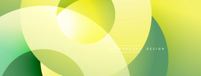 abstract background features overlapping circles vector image