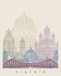 Kolkata Cityscape Vector Image