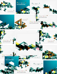 Dynamic Geometric Overlap Background vector image