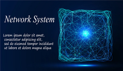 abstract background array and lines connection vector