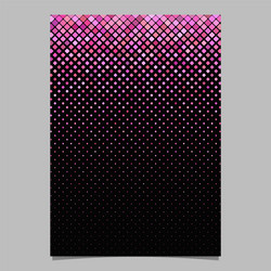 diagonal square pattern brochure design - mosaic vector image