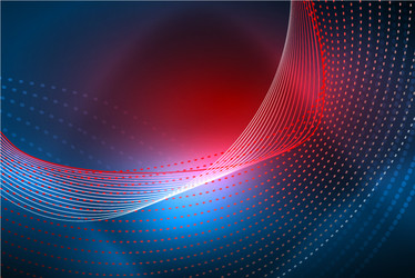 Neon Particle Wave Abstract Background vector image
