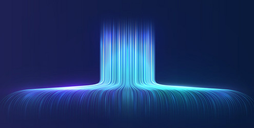 High-Speed Data Network Lines vector image