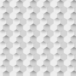abstract color 3d hexagonal vector image