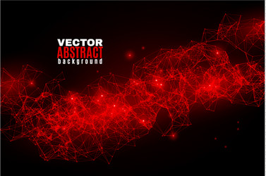 Red and black lines abstract background Royalty Free Vector