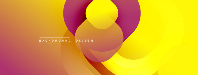 abstract gradients overlap creating dynamic vector image