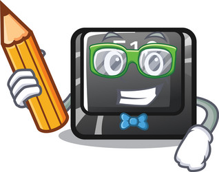 student button f10 on a keyboard character vector image