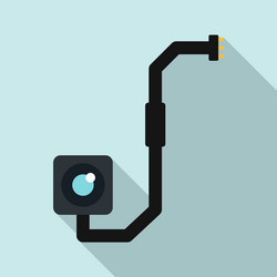 broken phone camera icon flat style vector