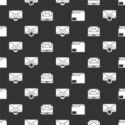 set document folder envelope setting delete vector image