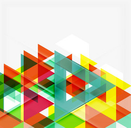 abstract geometric background modern overlapping vector image