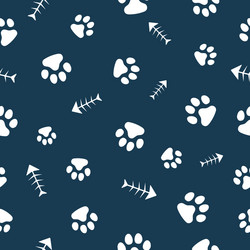 seamless pattern abstraction white traces vector image