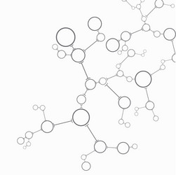 Network Connection Data Visuals vector image