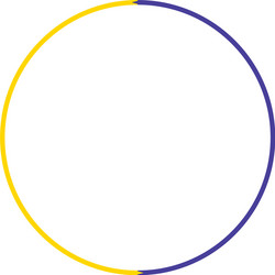 segmented circles from 2 to 20 parts circular vector image