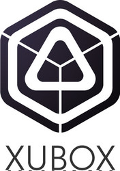 abstract geometric triangle in hexagonal cube box vector image