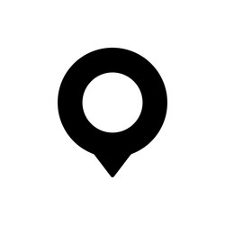 navigation pointer icon vector image