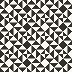 black and white abstract geometric quilt pattern vector