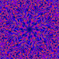 dynamic geometrical round tile pattern mosaic vector image