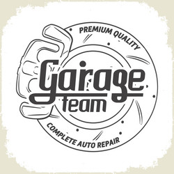 garage team service Vector Image