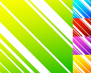 vivid colorful pattern in 5 color with slanting vector image