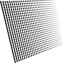 3d segmented dashed lines geometric pattern vector image