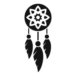 Dreamcatcher icon outline vector. Dream catcher 15205222 Vector