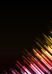 frequency bar overlap in dark background vector image