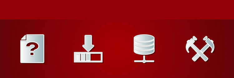 set unknown document loading server data web vector image