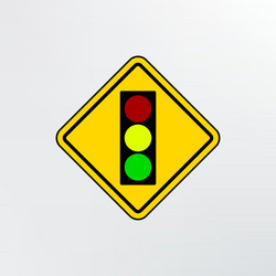 Traffic light icon vector