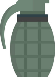 Hand grenade bomb explosion weapons Royalty Free Vector