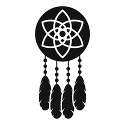 love dream catcher icon simple indian vector