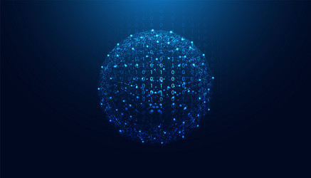 Digital Network Connection vector image