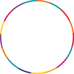 segmented circles from 2 to 20 parts circular vector image