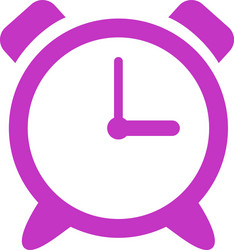 Alarm clock icon vector