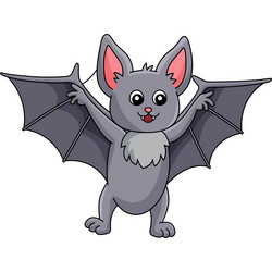 Bat animal cartoon colored clipart Royalty Free Vector Image Bat animal cartoon colored clipart Royalty Free Vector Image
