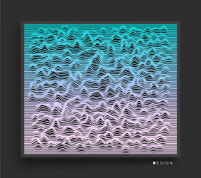 abstract wavy background dynamic effect vector image
