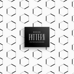 geometric hexagonal style pattern background vector image
