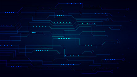 technology background with hi-tech digital data vector image