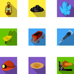 a set of icons with books seth about the library vector image