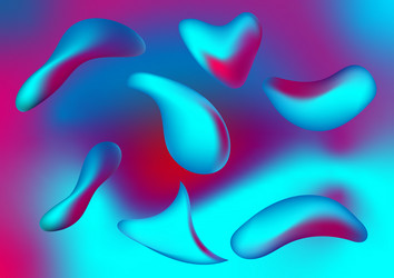 Abstract background fluid style gradient vector