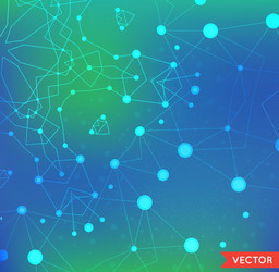 abstract background with particles structure vector image