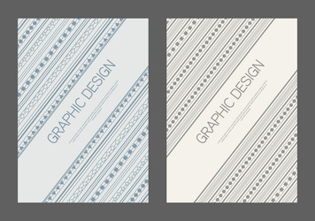 design is patterned in an ethnic style a template vector image