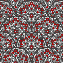 seamless background with abstract ethnic pattern vector image