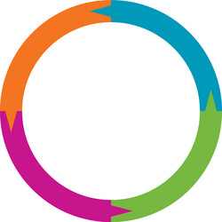 segmented circles from 2 to 20 parts circular vector image