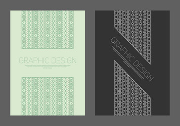 design is patterned in an ethnic style a template vector image