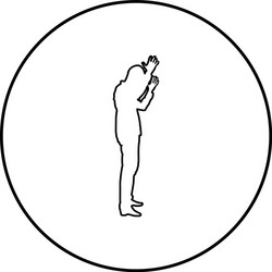 concept of failure what is it for me problem man vector image