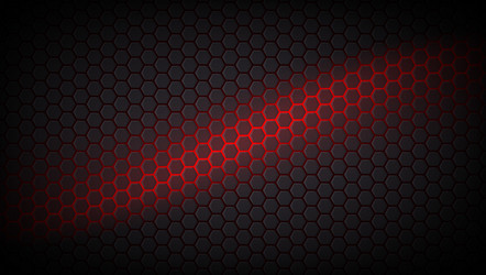 Hexagon Red Pattern Abstract Background vector image