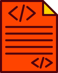 html icon design vector image