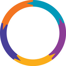 segmented circles from 2 to 20 parts circular vector image