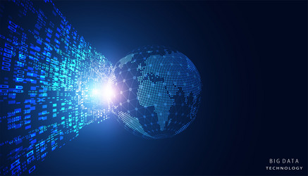 abstract global dot network connection vector image