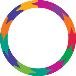 segmented circles from 2 to 20 parts circular vector image